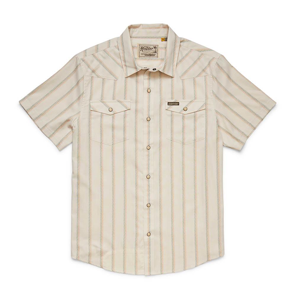 Howler Brothers x Land Cruiser H Bar B Snapshirt Men's in Off White